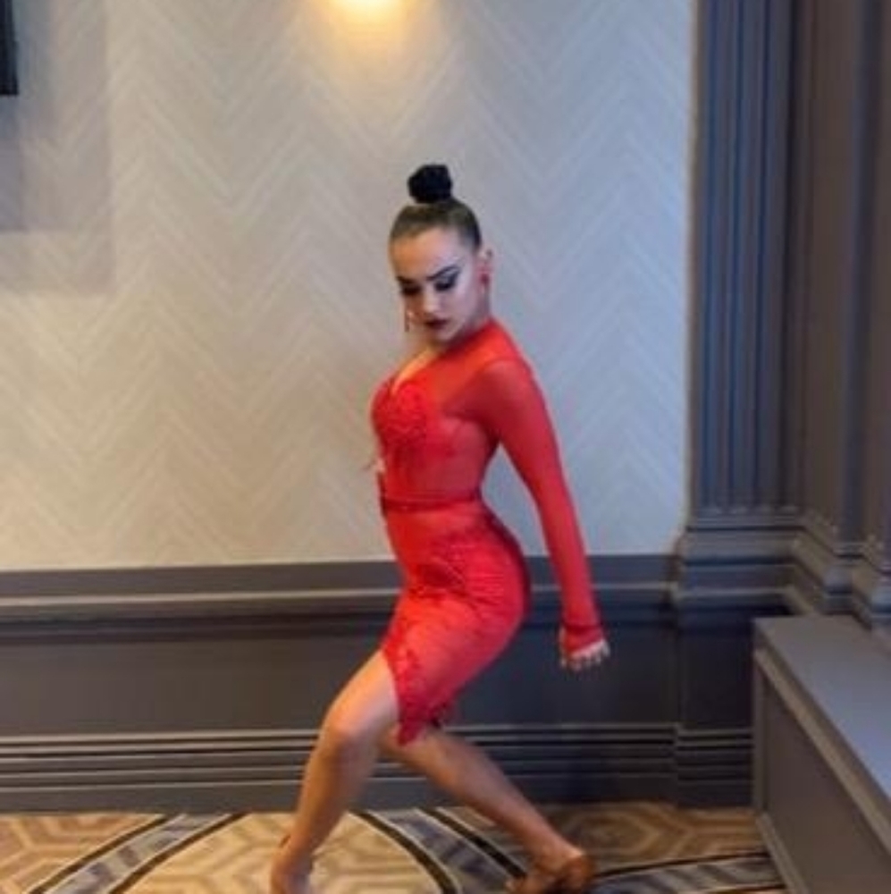 Ballroom Latin dance competition dress